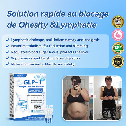 IFMAGIC® GLP-1 Pro Weight Loss Oral Solution✅Recommended doctors for obesity in the USA👩‍⚕️Suitable for obesity, cardiovascular diseases, diabetes, sleep apnea, high cholesterol and blood lipids, joint problems, and various other conditions💦