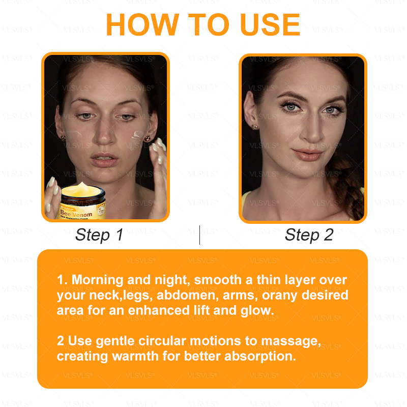 💐🌟💐Made and Shipped from UK ✨  Bee Venom Skin Restoration Cream 🔥 LAST DAY 80% OFF