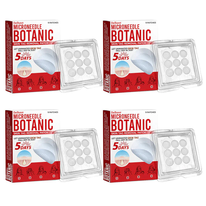 DELHAVE® MicroNeedle Botanic Skin Tag Removal Patch 🇺🇸 Made in the USA
