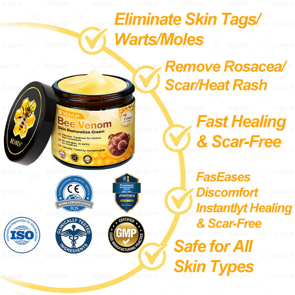 💐🌟💐Made and Shipped from UK ✨  Bee Venom Skin Restoration Cream 🔥 LAST DAY 80% OFF