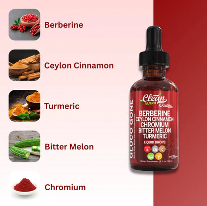 Berberine + Ceylon Cinnamon Regulator Drops (60mL)