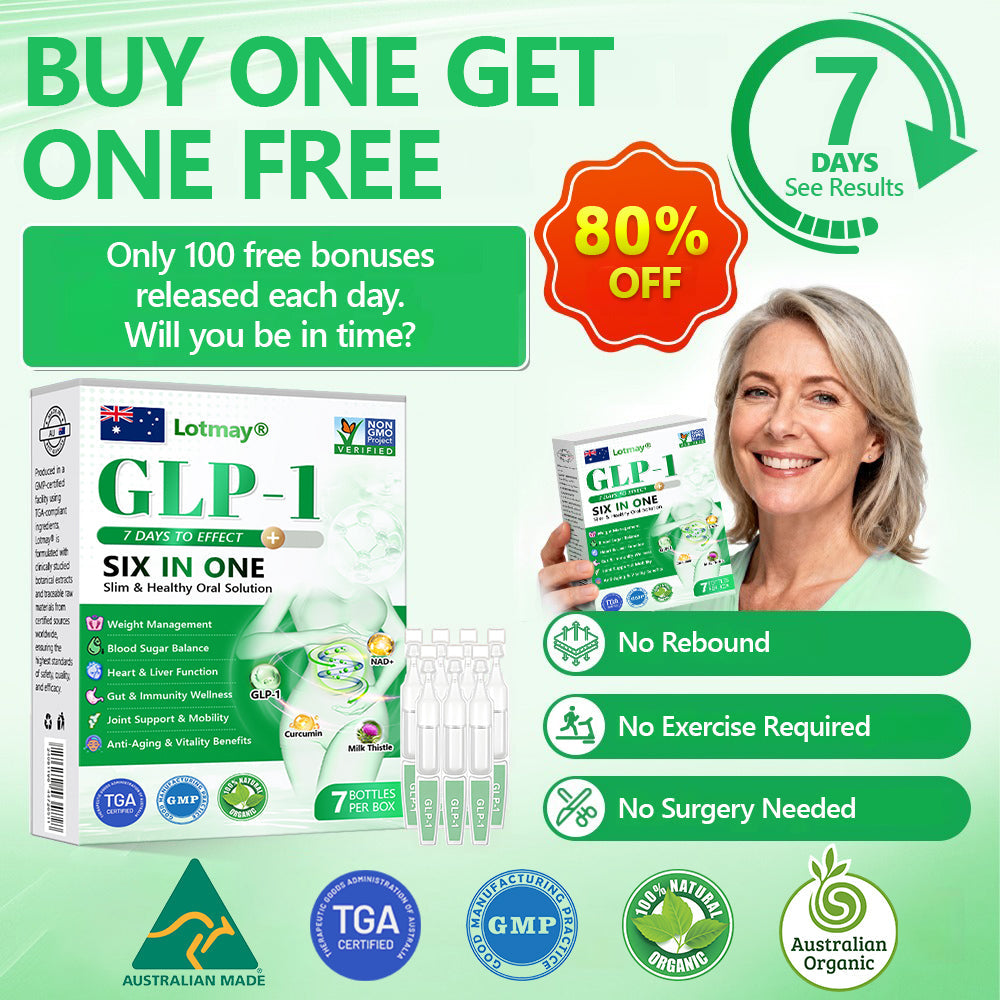 💪 𝐎𝐟𝐟𝐢𝐜𝐢𝐚𝐥 Australia 𝐂𝐞𝐫𝐭𝐢𝐟𝐢𝐞𝐝 👩‍⚕️ 𝐋𝐨𝐭𝐦𝐚𝐲® GLP-1 6-in-1 Oral Liquid  Supports weight management, heart & vascular health, blood sugar balance, sleep quality, joint flexibility, and overall wellbeing