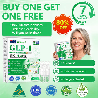 💪 𝐎𝐟𝐟𝐢𝐜𝐢𝐚𝐥 Australia 𝐂𝐞𝐫𝐭𝐢𝐟𝐢𝐞𝐝 👩‍⚕️ 𝐋𝐨𝐭𝐦𝐚𝐲® GLP-1 6-in-1 Oral Liquid  Supports weight management, heart & vascular health, blood sugar balance, sleep quality, joint flexibility, and overall wellbeing