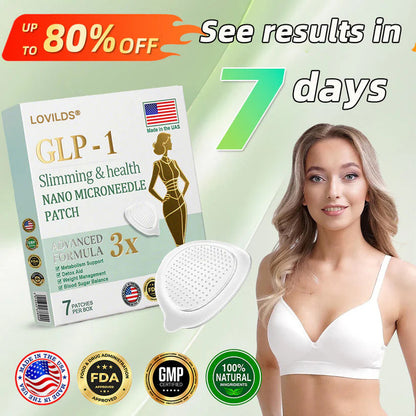 【New Product Last Minute! 80% OFF】LOVILDS® NIDDK-Tirzepatide Nano Patch 🇺🇸⚕️ (Painless 24/7 Fat Burning | Lose 20 Pounds in Weeks | Crush Cravings Fast!