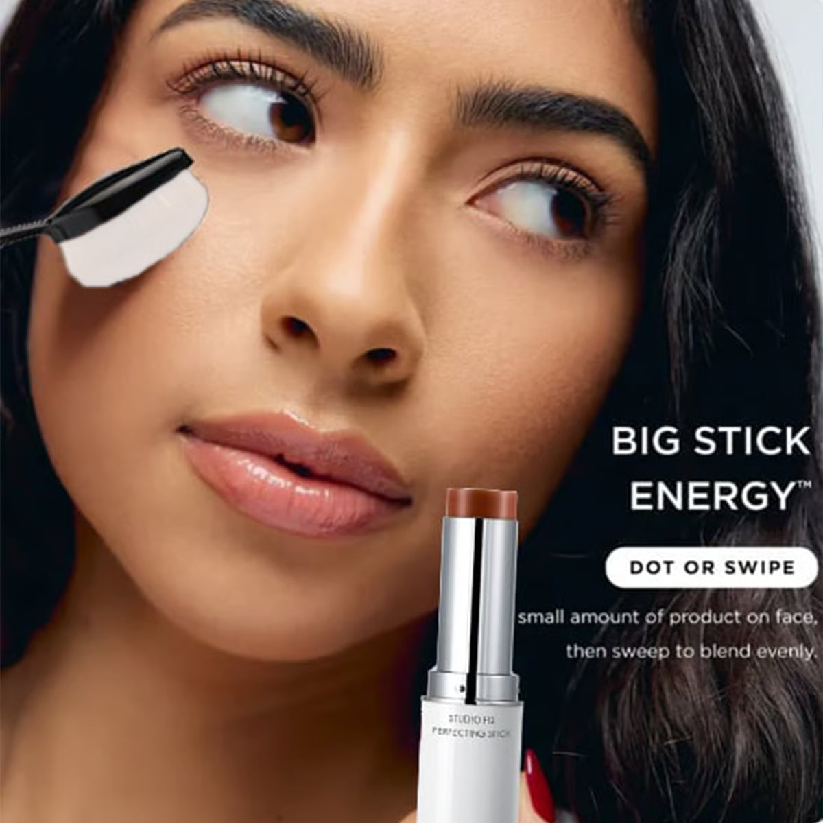 💜 NEW & Upgraded! Special Price $24.99 & Free Makeup Brushes ⏰ 💜 Big Stick Energy duo2.0 – shape tape concealer stick & brush🔥