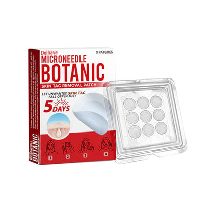 DELHAVE® MicroNeedle Botanic Skin Tag Removal Patch 🇺🇸 Made in the USA