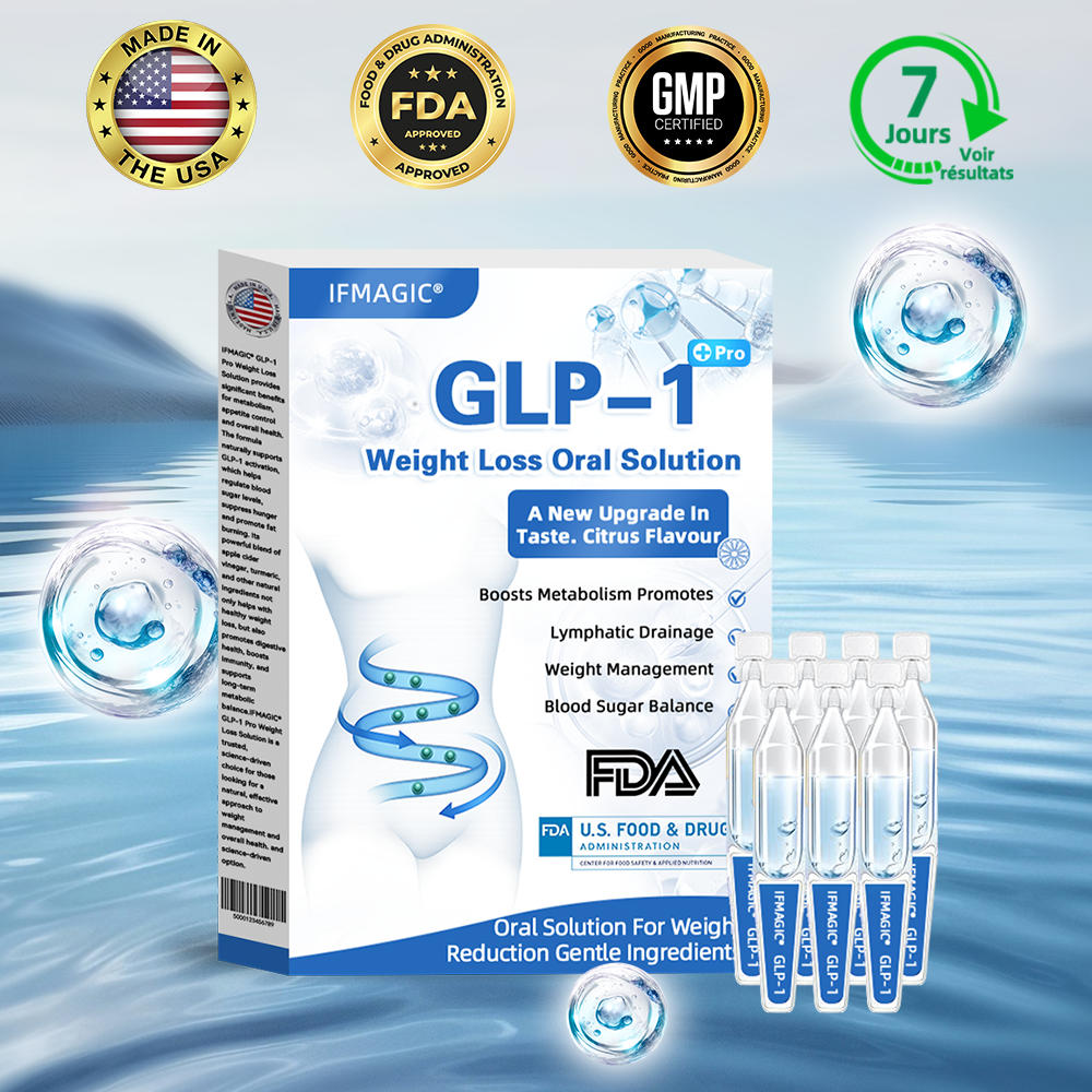 IFMAGIC® GLP-1 Pro Weight Loss Oral Solution✅Recommended doctors for obesity in the USA👩‍⚕️Suitable for obesity, cardiovascular diseases, diabetes, sleep apnea, high cholesterol and blood lipids, joint problems, and various other conditions💦