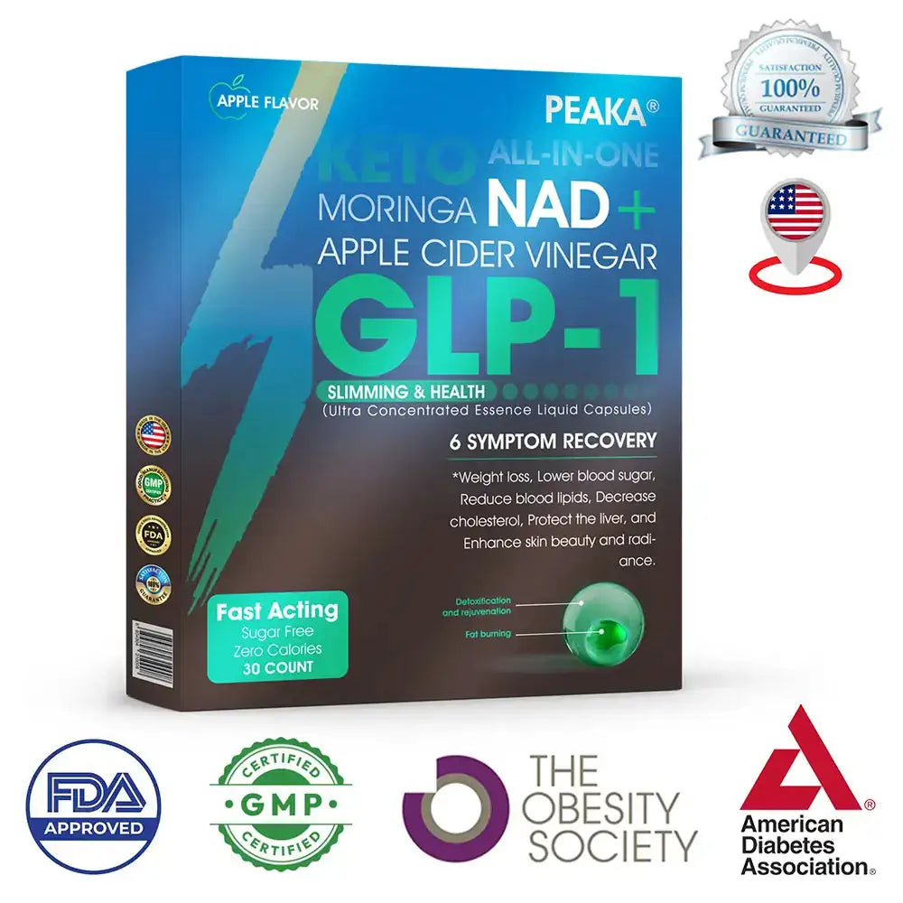 [Official Authorized Store] – PEAKA® GLP-1 Slimming & Health Ultra ` – NAD+ Moringa & ACV & Keto BHB (✅speedy, long-lasting, addressing diabetes, obesity, and cardiovascular diseases) – 💪Developed by the Obesity Society🌿