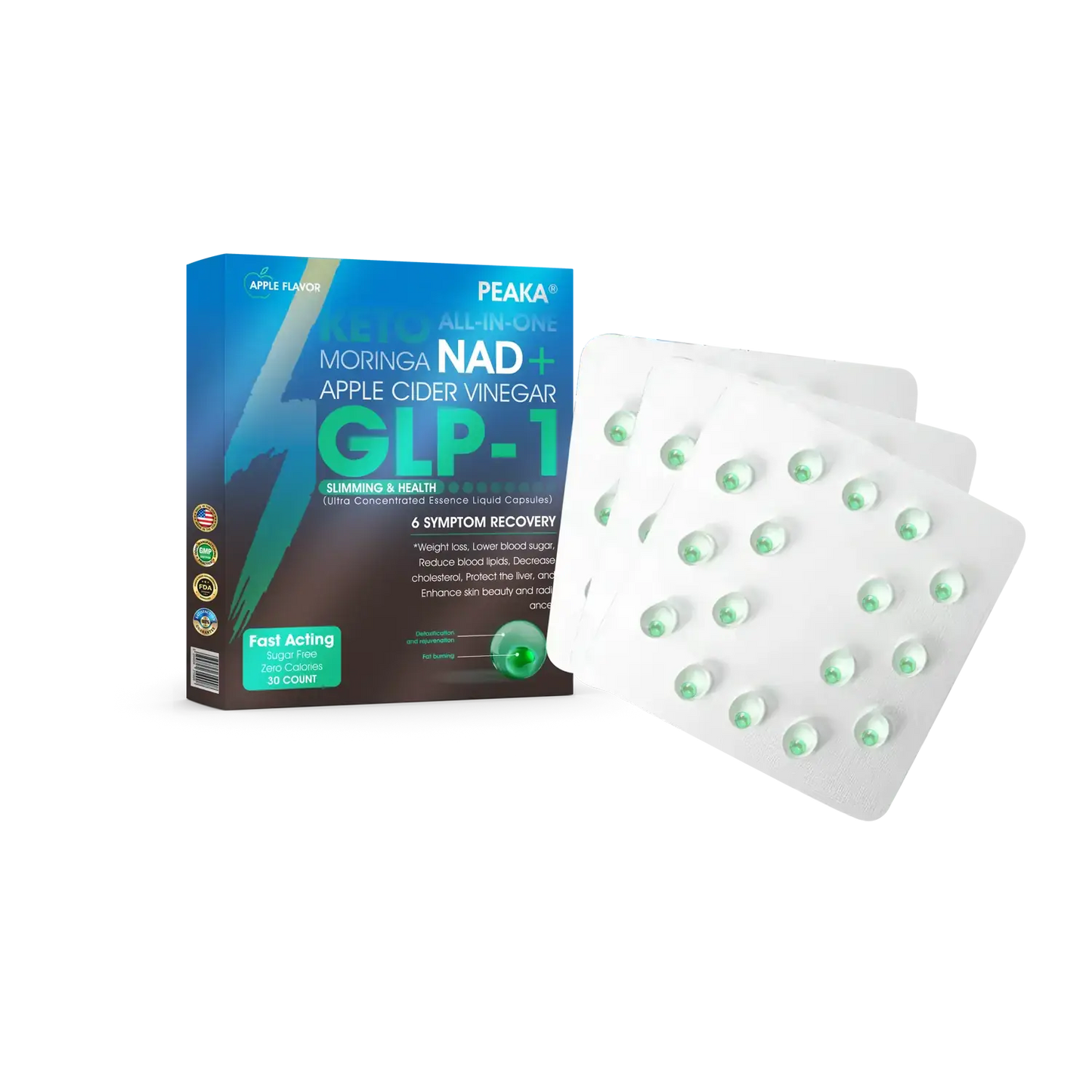 [Official Authorized Store] – PEAKA® GLP-1 Slimming & Health Ultra ` – NAD+ Moringa & ACV & Keto BHB (✅speedy, long-lasting, addressing diabetes, obesity, and cardiovascular diseases) – 💪Developed by the Obesity Society🌿