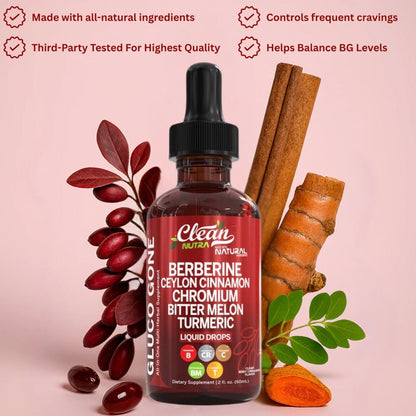 Berberine + Ceylon Cinnamon Regulator Drops (60mL)